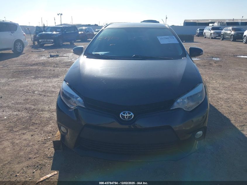 2014 Toyota Corolla S Plus VIN: 5YFBURHE2EP166132 Lot: 43784754