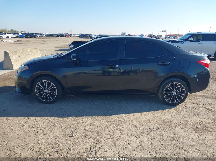 2014 Toyota Corolla S Plus VIN: 5YFBURHE2EP166132 Lot: 43784754