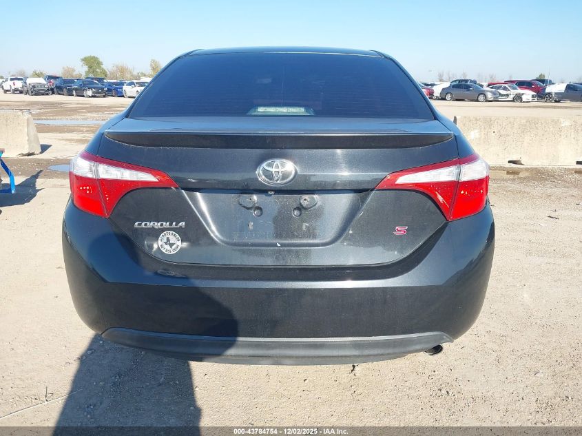 2014 Toyota Corolla S Plus VIN: 5YFBURHE2EP166132 Lot: 43784754