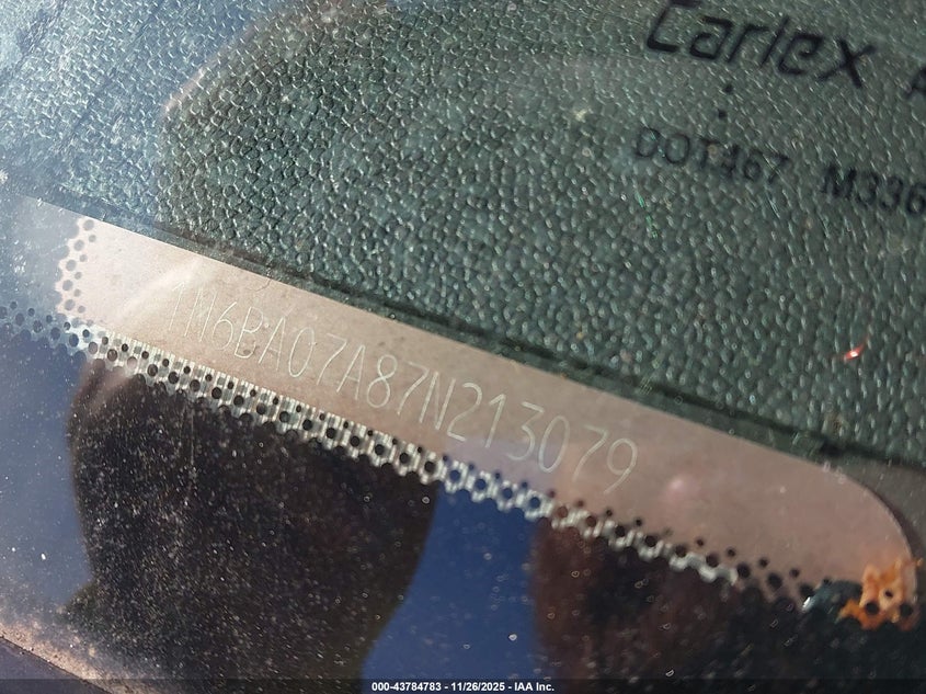 2007 Nissan Titan Se VIN: 1N6BA07A87N213079 Lot: 43784783