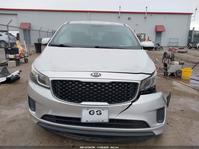 2017 Kia Sedona Lx VIN: KNDMB5C10H6255379 Lot: 43784799
