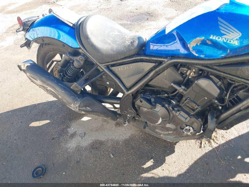 2024 Honda Cmx1100 A VIN: JH2SC830XRK300860 Lot: 43784800