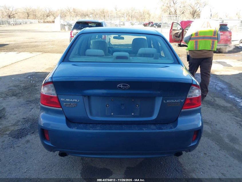 2009 Subaru Legacy 2.5I VIN: 4S3BL616597230756 Lot: 43784813