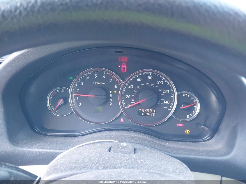 2009 Subaru Legacy 2.5I VIN: 4S3BL616597230756 Lot: 43784813