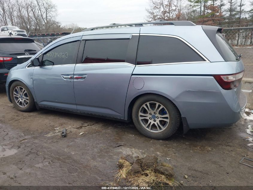 2011 Honda Odyssey Ex-L VIN: 5FNRL5H65BB051163 Lot: 43784823