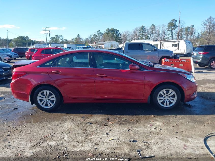 2012 Hyundai Sonata Gls Pzev VIN: 5NPEB4AC6CH463493 Lot: 43784841