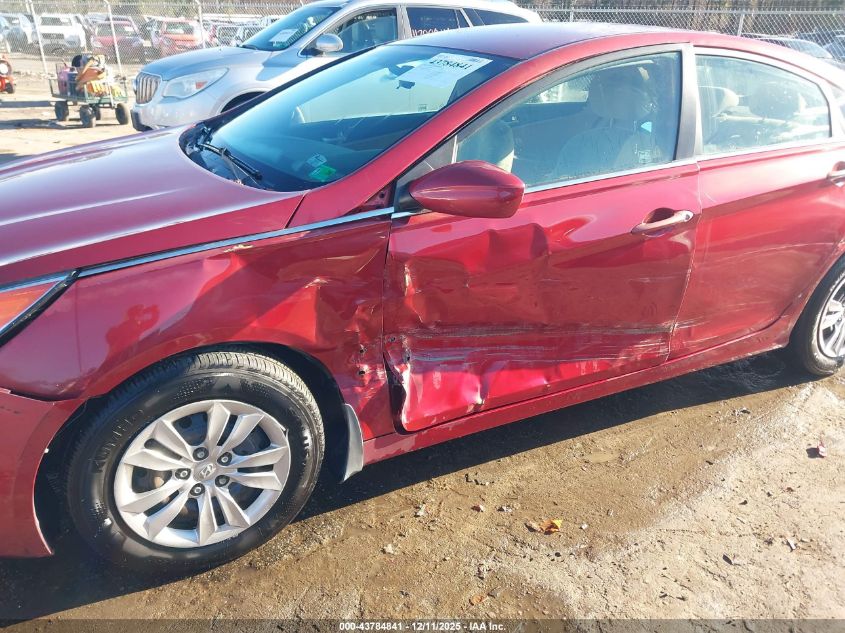 2012 Hyundai Sonata Gls Pzev VIN: 5NPEB4AC6CH463493 Lot: 43784841