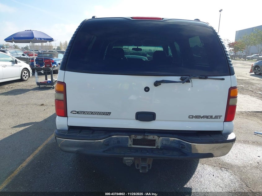 2002 Chevrolet Suburban 1500 Ls VIN: 3GNFK16T92G237183 Lot: 43784902