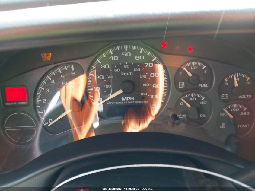 2002 Chevrolet Suburban 1500 Ls VIN: 3GNFK16T92G237183 Lot: 43784902