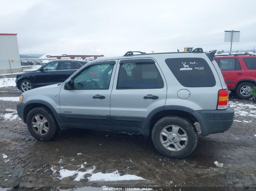 2002 Ford Escape Xlt VIN: 1FMYU04172KB95236 Lot: 43784910