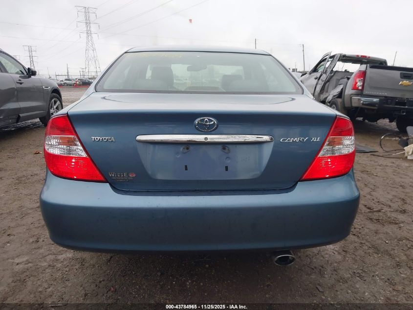 2004 Toyota Camry Xle VIN: 4T1BE30K24U855726 Lot: 43784965