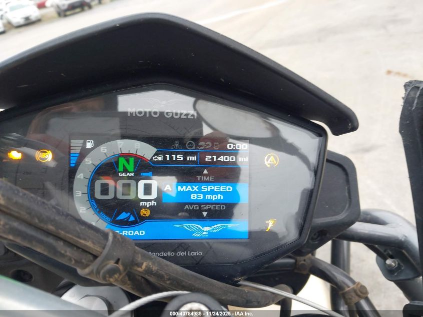 2020 Moto Guzzi V85 Tt VIN: ZGUKWUA06LM000012 Lot: 43784985