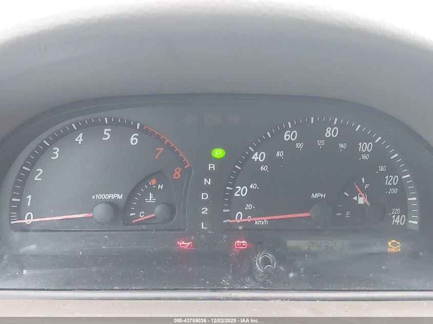 2003 Toyota Camry Le VIN: 4T1BE32K53U786378 Lot: 43785036