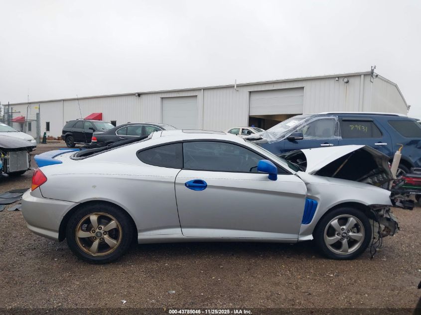 2004 Hyundai Tiburon VIN: KMHHM65D84U105210 Lot: 43785046