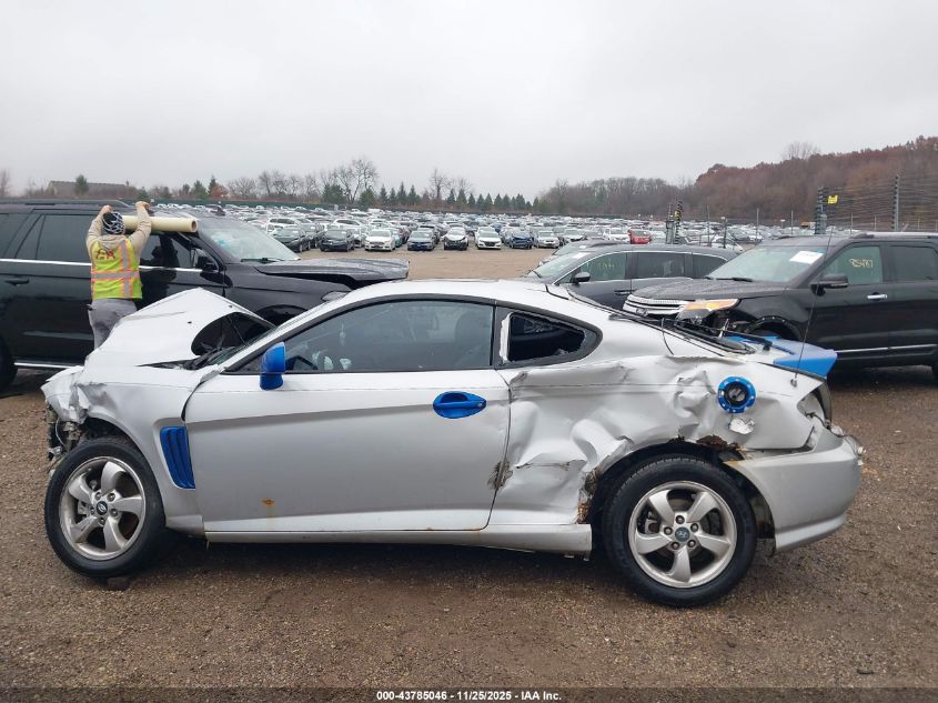 2004 Hyundai Tiburon VIN: KMHHM65D84U105210 Lot: 43785046
