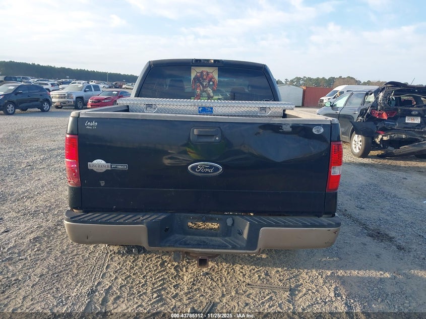 2005 Ford F-150 Lariat/Xlt VIN: 1FTPW125X5KE93516 Lot: 43785112