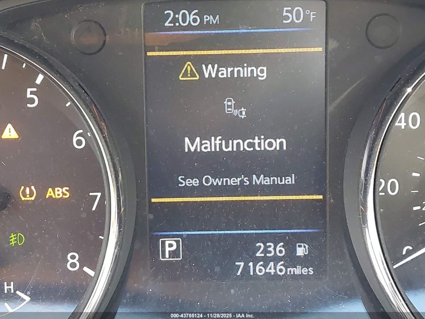 2020 Nissan Rogue Sl Intelligent Awd VIN: 5N1AT2MV5LC764020 Lot: 43785124