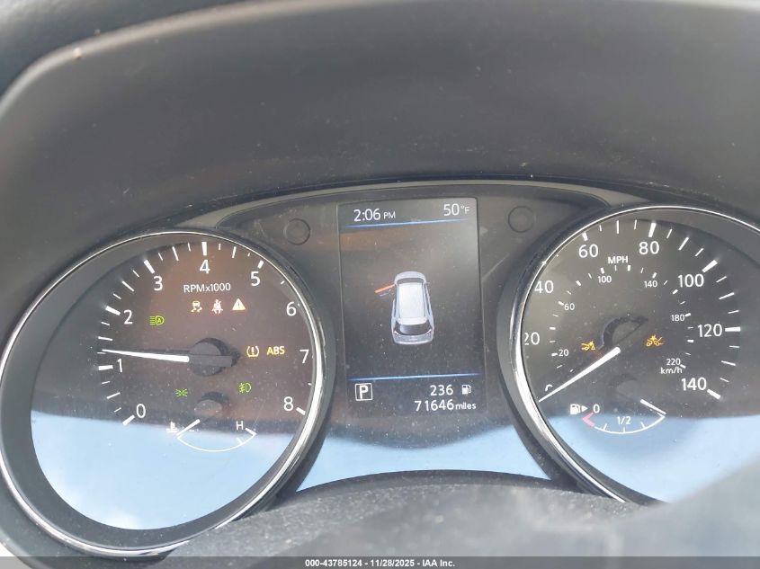 2020 Nissan Rogue Sl Intelligent Awd VIN: 5N1AT2MV5LC764020 Lot: 43785124