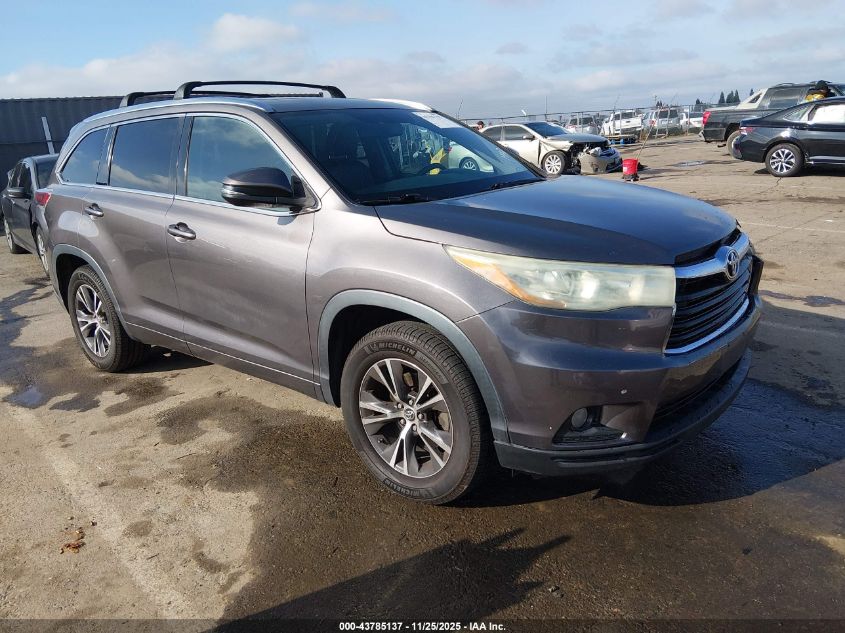 TOYOTA HIGHLANDER XLE V6