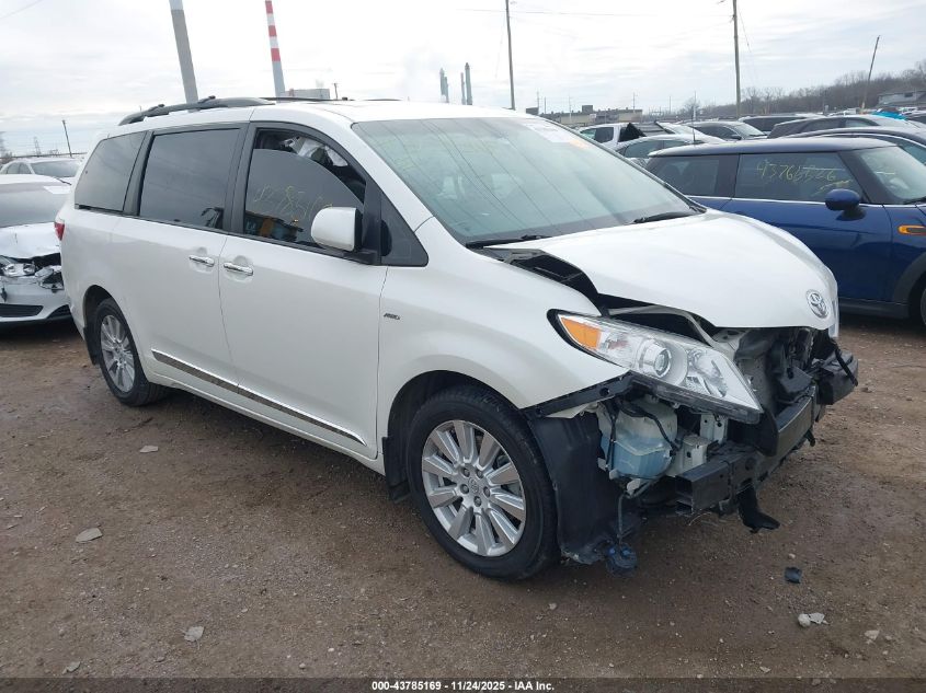 TOYOTA SIENNA XLE PREMIUM 7 PASSENGER