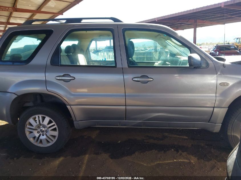 2007 Mercury Mariner Convenience VIN: 4M2YU80Z37KJ08108 Lot: 43785195