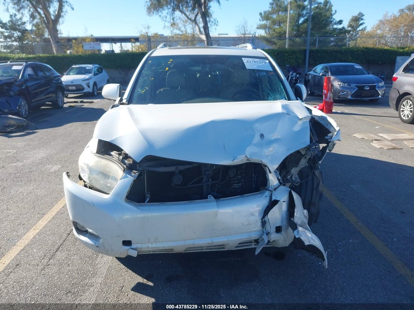2008 Toyota Highlander Limited VIN: JTEDS42A582038361 Lot: 43785229