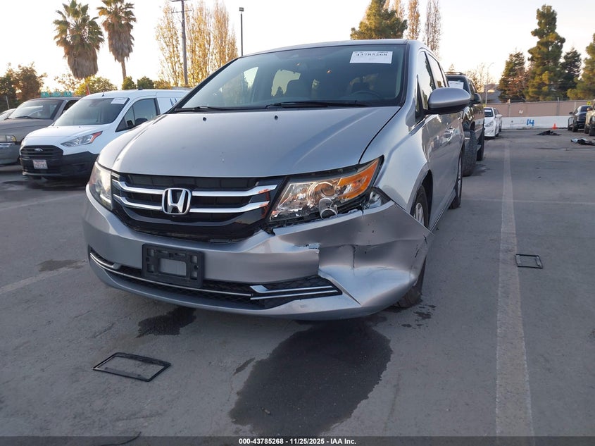 2016 Honda Odyssey Ex-L VIN: 5FNRL5H66GB132339 Lot: 43785268