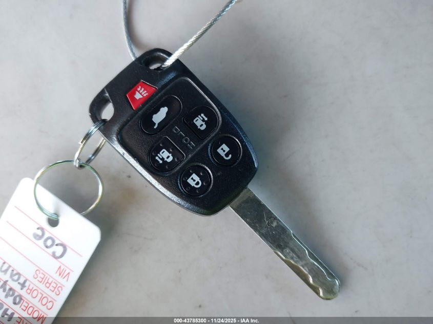 2012 Honda Odyssey Touring/Touring Elite VIN: 5FNRL5H9XCB140822 Lot: 43785300