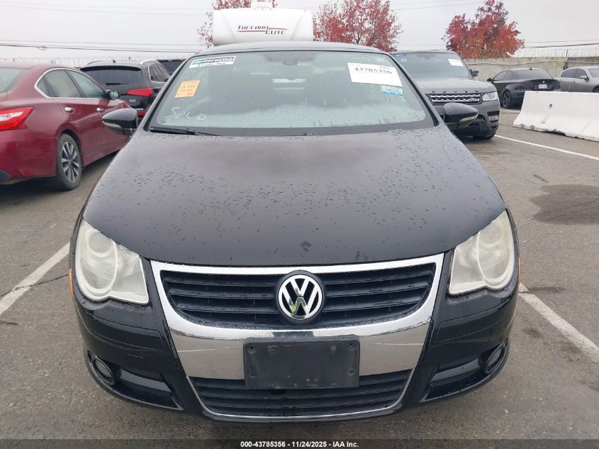 2009 Volkswagen Eos Lux VIN: WVWFA71F39V019984 Lot: 43785356