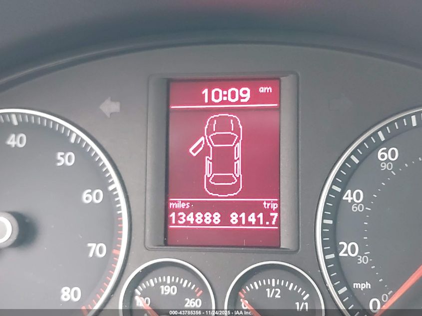 2009 Volkswagen Eos Lux VIN: WVWFA71F39V019984 Lot: 43785356