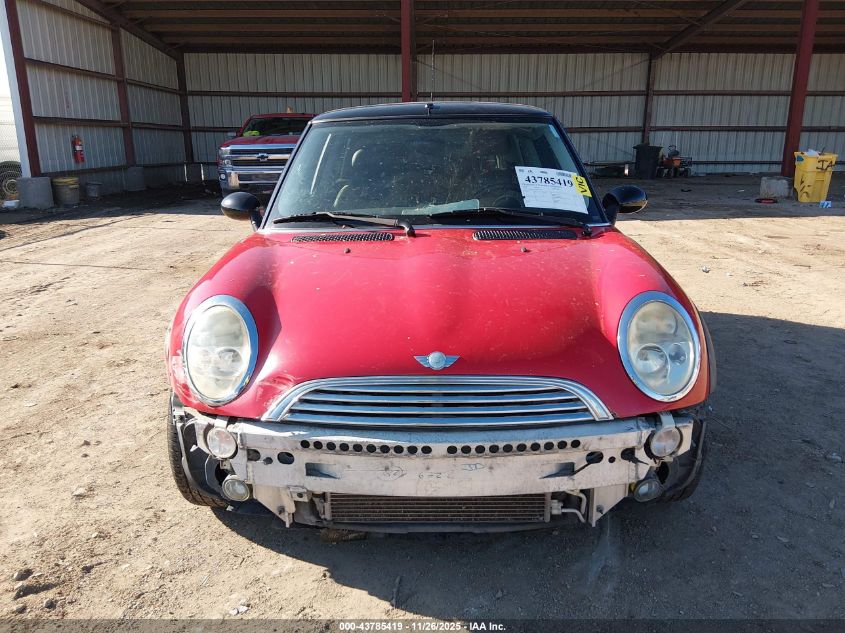 2004 Mini Cooper VIN: WMWRC33484TJ53953 Lot: 43785419