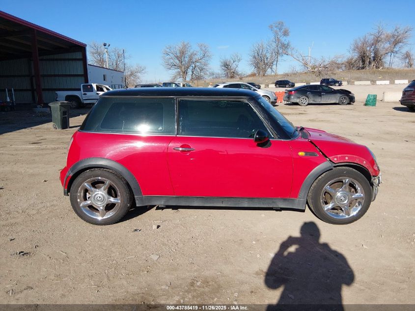 2004 Mini Cooper VIN: WMWRC33484TJ53953 Lot: 43785419