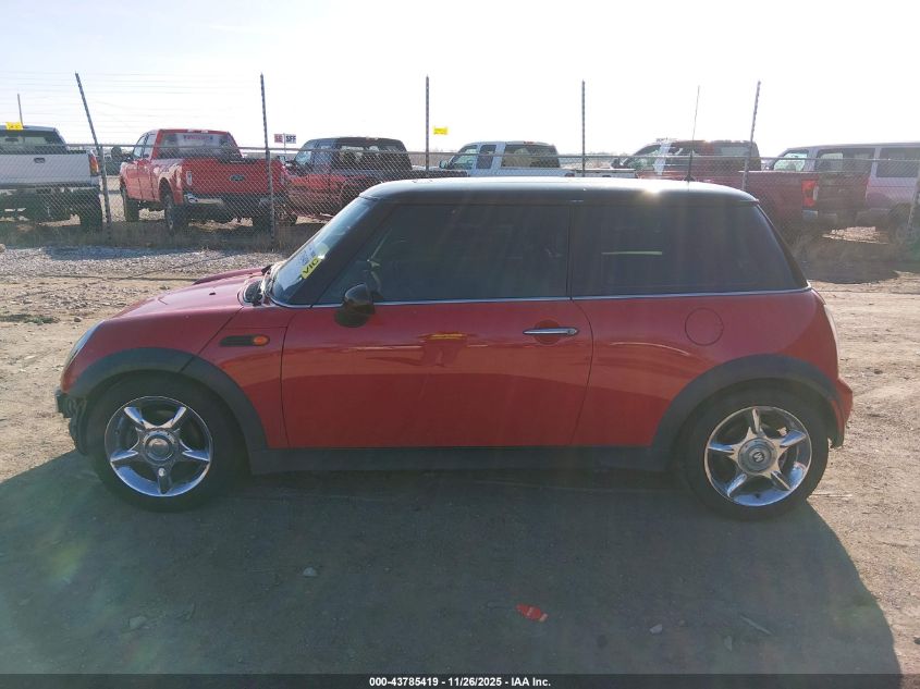 2004 Mini Cooper VIN: WMWRC33484TJ53953 Lot: 43785419
