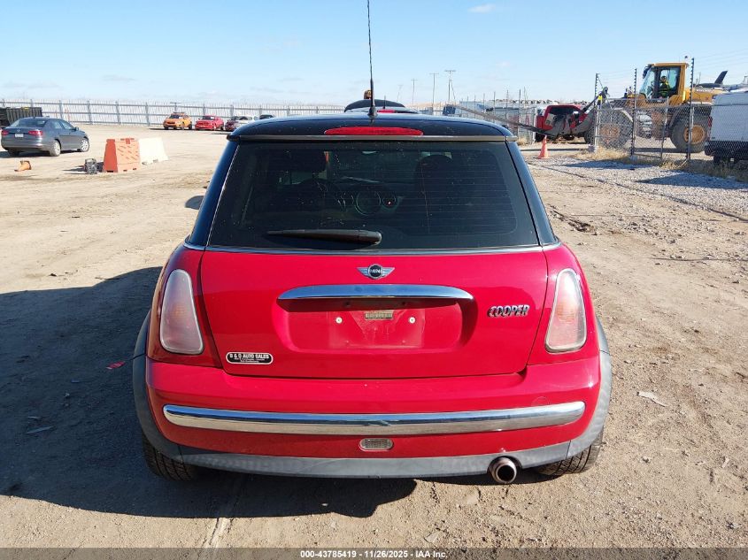 2004 Mini Cooper VIN: WMWRC33484TJ53953 Lot: 43785419