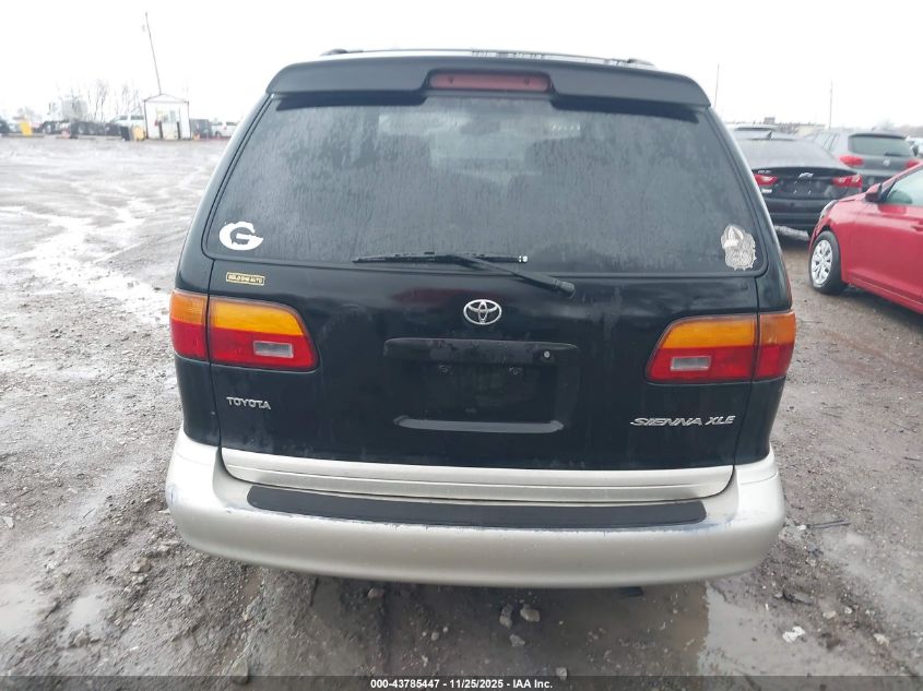 1999 Toyota Sienna Xle VIN: 4T3ZF13CXXU122324 Lot: 43785447