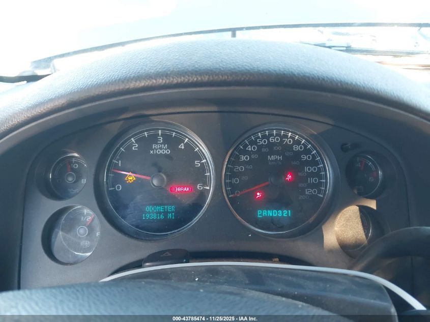 2007 Chevrolet Tahoe Ls VIN: 1GNFC13007R412919 Lot: 43785474