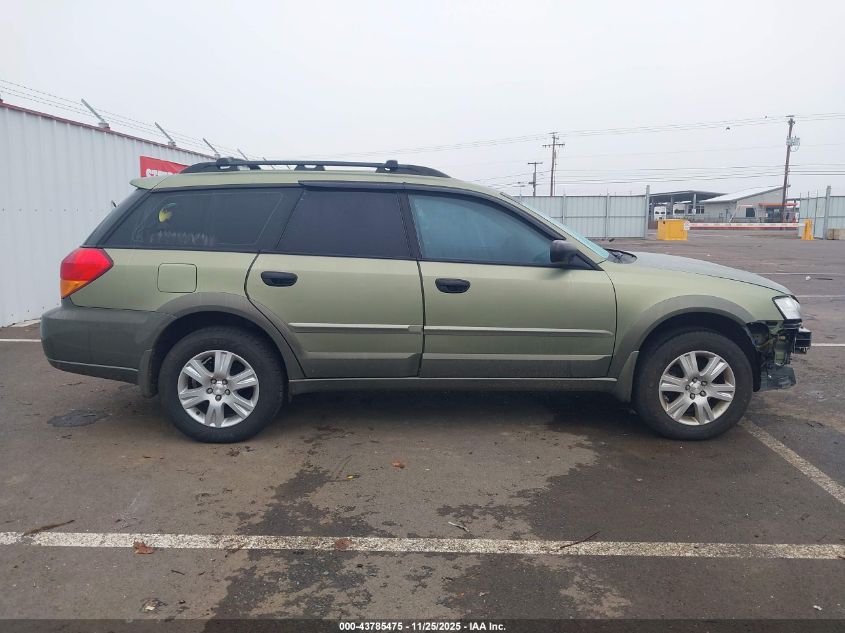 2005 Subaru Outback 2.5I VIN: 4S4BP61C656361121 Lot: 43785475