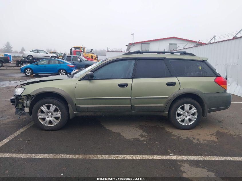 2005 Subaru Outback 2.5I VIN: 4S4BP61C656361121 Lot: 43785475