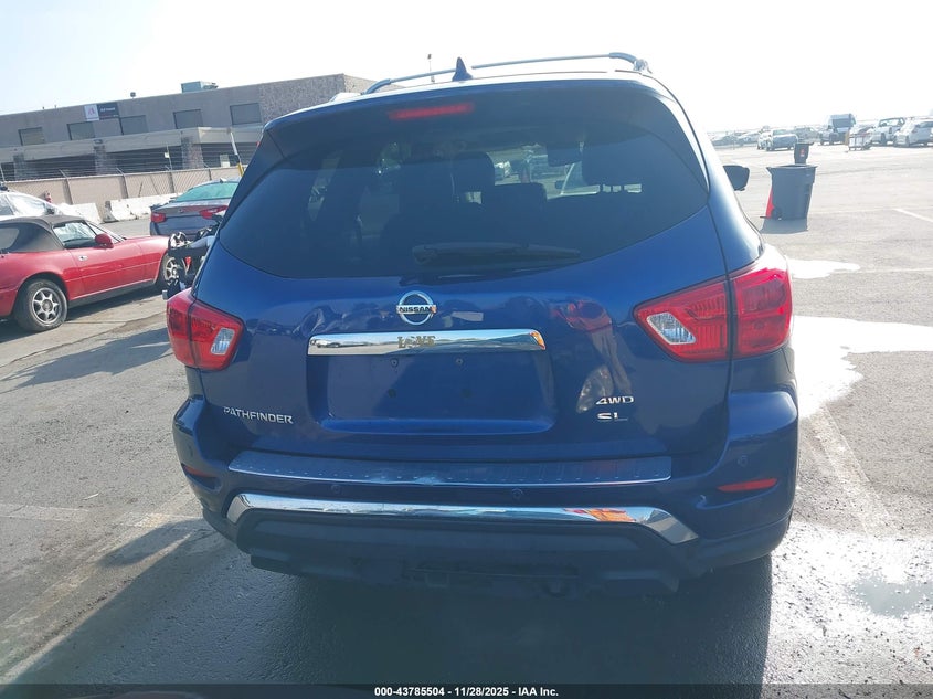 2019 Nissan Pathfinder Sl VIN: 5N1DR2MM3KC597724 Lot: 43785504