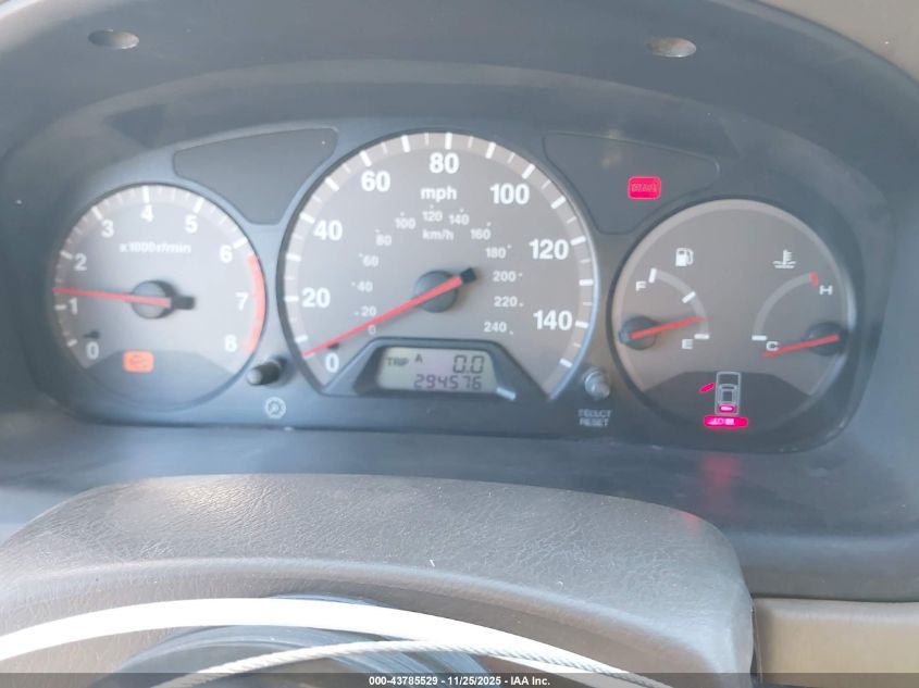 2002 Honda Accord 2.3 Lx VIN: JHMCG56432C004785 Lot: 43785529