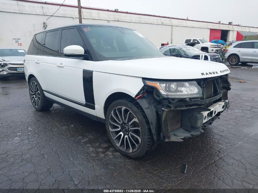 LAND ROVER RANGE ROVER 3.0L V6 SUPERCHARGED HSE