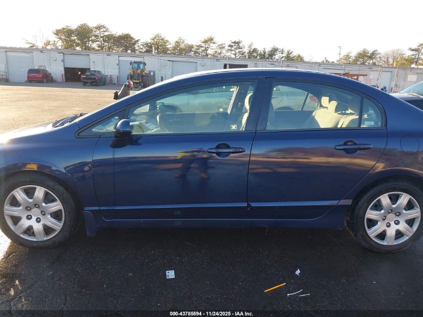 2008 Honda Civic Lx VIN: 2HGFA16548H537348 Lot: 43785594