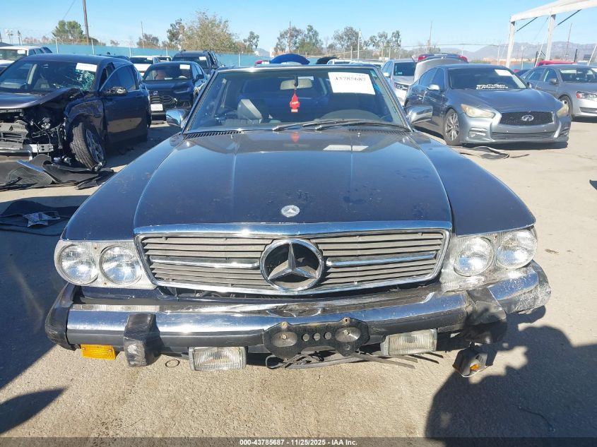 1985 Mercedes-Benz 380 Sl VIN: WDBBA45C2FA023040 Lot: 43785687