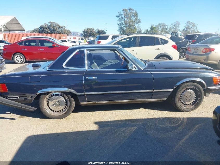 1985 Mercedes-Benz 380 Sl VIN: WDBBA45C2FA023040 Lot: 43785687