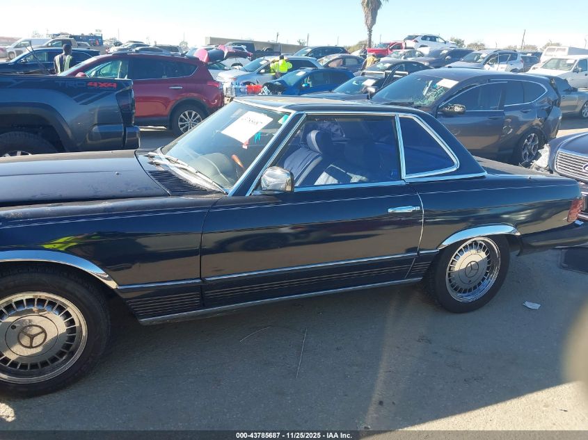 1985 Mercedes-Benz 380 Sl VIN: WDBBA45C2FA023040 Lot: 43785687