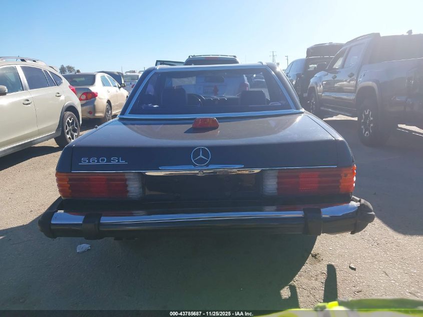 1985 Mercedes-Benz 380 Sl VIN: WDBBA45C2FA023040 Lot: 43785687