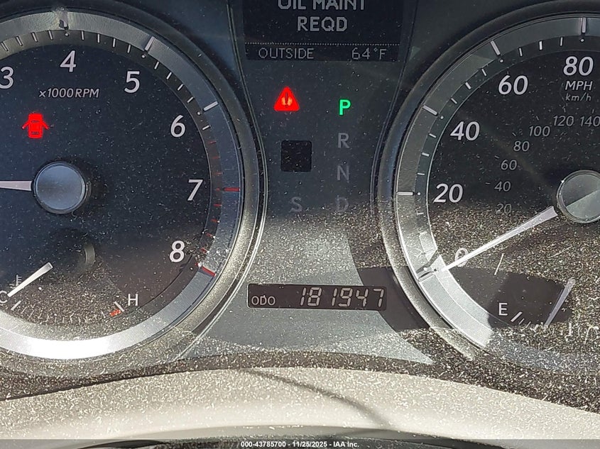 2008 Lexus Es 350 VIN: JTHBJ46GX82170284 Lot: 43785700