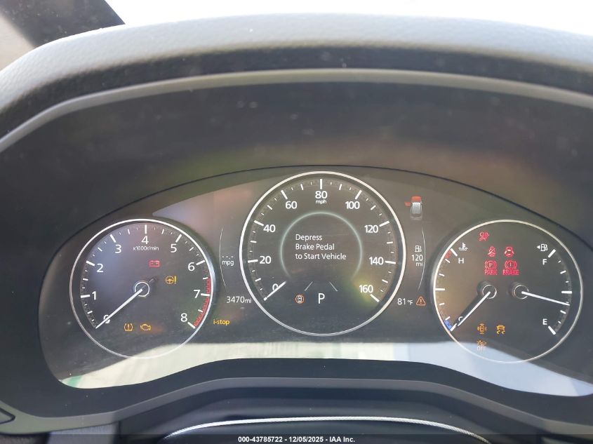 2025 Mazda Cx-70 3.3 Turbo Preferred Package VIN: JM3KJBHD0S1127344 Lot: 43785722