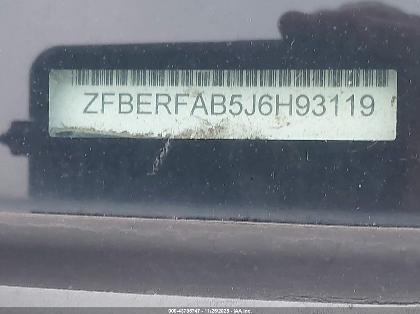 2018 Ram Promaster City Tradesman VIN: ZFBERFAB5J6H93119 Lot: 43785747