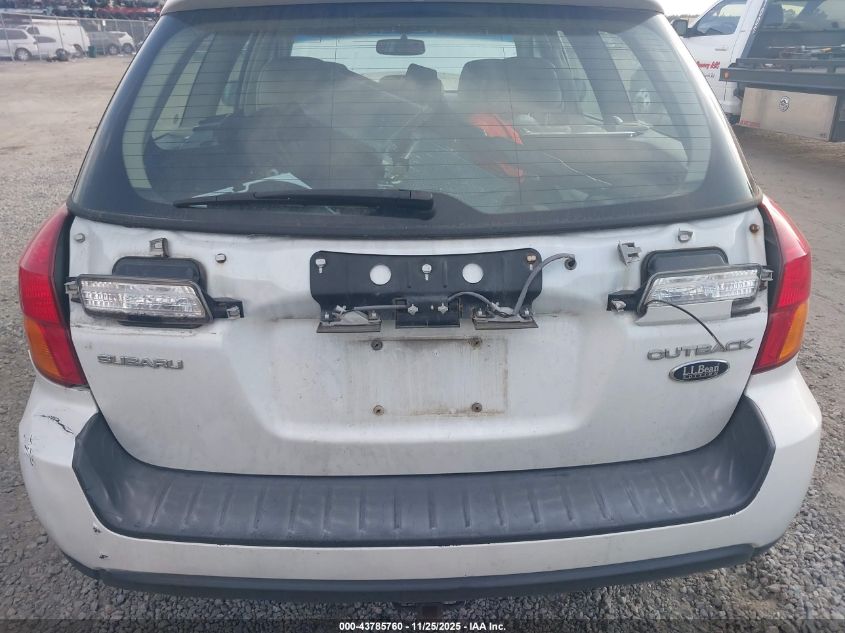 2006 Subaru Outback 3.0R L.l. Bean Edition VIN: 4S4BP86C864315856 Lot: 43785760